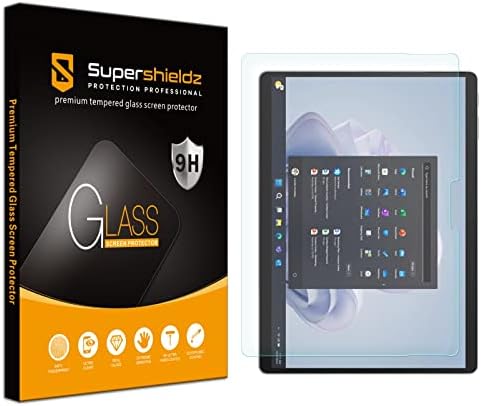Supershieldz מיועד למגן מסך זכוכית מחוסמת Microsoft Pro 9, אנטי שריטה, ללא בועה