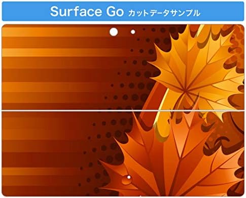 כיסוי מדבקות Igsticker עבור Microsoft Surface Go/Go 2 עורות מדבקת גוף מגן דק במיוחד 001251 עלי סתיו סתיו