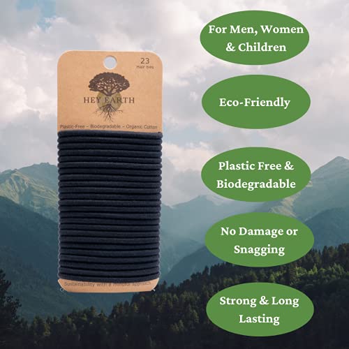 - מתכלה + פלסטיק משלוח + אורגני כותנה שיער קשרי עבור גברים, נשים, וילדים-קיימא ידידותית לסביבה עבור כל סוגי