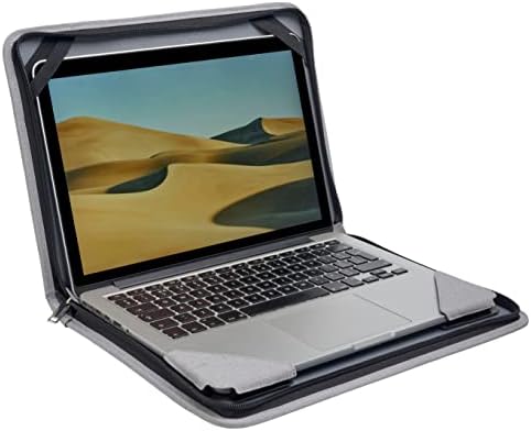 מארז מסנג'ר מחשב נייד אפור של Broonel - תואם לרוחב הרוחב של Dell 7400 2 ב -1 14