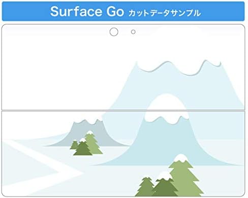 כיסוי מדבקות Igsticker עבור Microsoft Surface Go/Go 2 אולטרה דק מגן מדבקת גוף עורות 001509 הר שלג