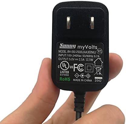 Myvolts 5V מתאם אספקת חשמל תואם/החלפה לנגן המוזיקה של Sonos Bridge - התקע האמריקני