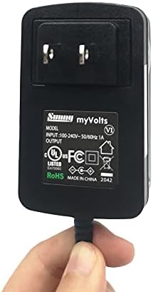 Myvolts 9V מתאם אספקת חשמל תואם/החלפה לפיליפס PET725/00 נגן DVD - ארהב תקע