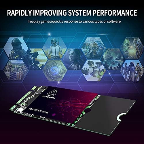 Kingshark SSD M.2 2260 500GB כונן מצב מוצק פנימי כונן קשיח בעל ביצועים גבוהים למחשב נייד שולחני