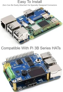 מתאם Waveshare pi Zero עד Raspberry Pi 3B/B+, מבוסס על אפס Raspberry Pi כדי לשחזר את המראה המקורי של סדרת