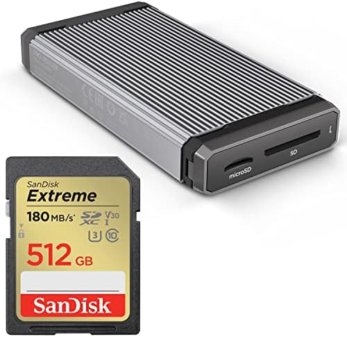 SanDisk 512GB קיצוני SDXC UHS-I כרטיס זיכרון - C10, U3, V30, 4K UHD, SD - SDSDXVV-512G-GNCIN