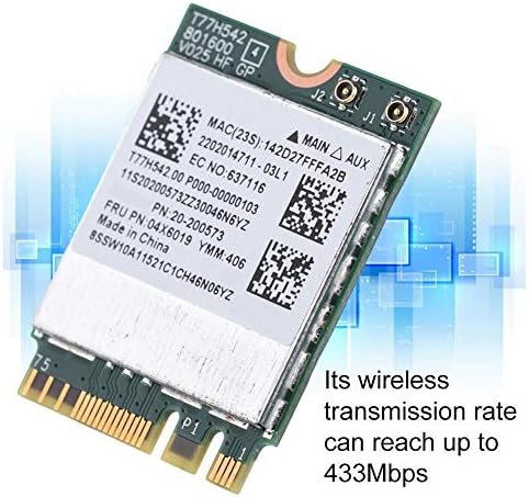 כרטיס WiFi, Ashata Band כפול 2.4 גרם/5G 433MPBS Network NGFF Wireless Card עבור Lenovo