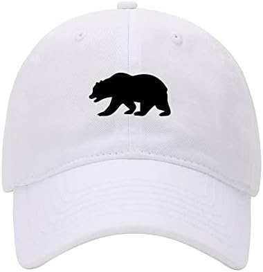L8502-LXYB כובעי בייסבול לגברים דוב קליפורניה דפסה כובע כותנה כותנה כובע בייסבול