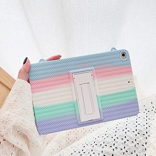 Haodee Lanard Silicone iPad Stand Case עבור 2021 iPad mini6 עבור iPad mini4/5 עבור iPad Air4 עבור