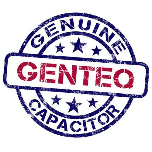 Genteq • 60 + 7.5 UF MFD x 440 VAC GE החלפה תעשייתית החלפת קבלים כפולים סיבוב C46075R / 97F9898