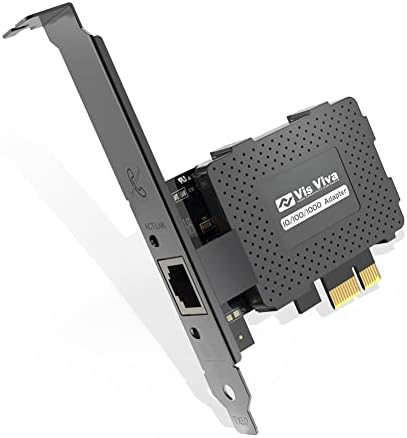 VIS VIVA GIGABIT Ethernet PCI Express PCI-E CARD Network 10/100/1000 מגהביט לשנייה RJ45 LAN ממיר מתאם