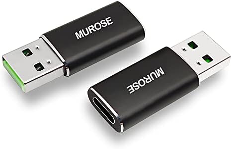 מתאם USB C, Murose USB C נקבה ל- USB 3.0 מתאם גברים, סוג C ל- USB מתאם, התואם למחשבים ניידים, בנקים חשמליים, מטענים