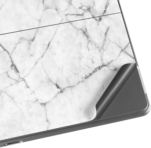 עור מדבקות טבליות סקיות תואם ל- Surface Pro 8 עיצוב שיש לבן מעוצב במקור