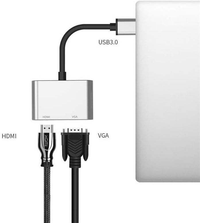 Boyagu USB ל- VGA1080p HDMI HD Video Converter