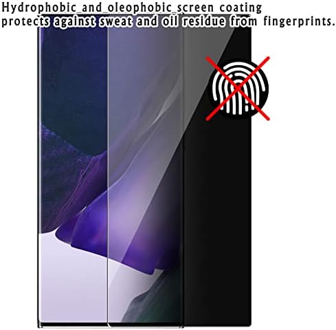 מגן מסך פרטיות של Vaxson, התואם ל- Eizo FlexScan 23.8 EV2451-RBK צג אנטי ריגול מדבקת מגני מגנים