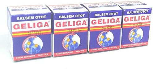 Geliga Balm Balm מקורי נשר- 4 בקבוק x 10 גרם