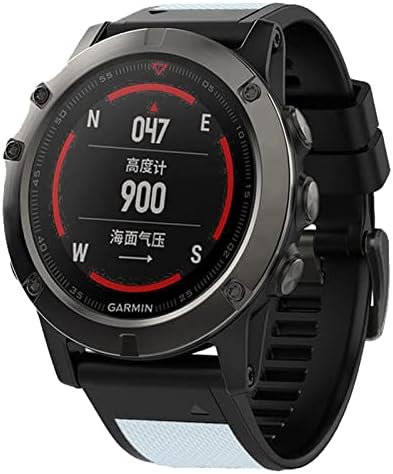ILAZI 26 22 ממ סיליקון מהיר שחרור מהיר רצועות רצועות עבור Garmin Fenix ​​6x 6 Pro Watch Smart Watch Easyfit