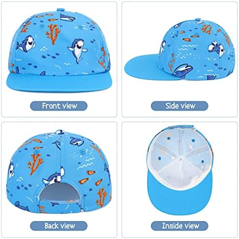 Zando Baby Baseball CAP כובע שמש בן יומו עם דוב כותנה כותנה פסים כובעי שמש כובעי בייסבול לתינוקות לבנים בנות