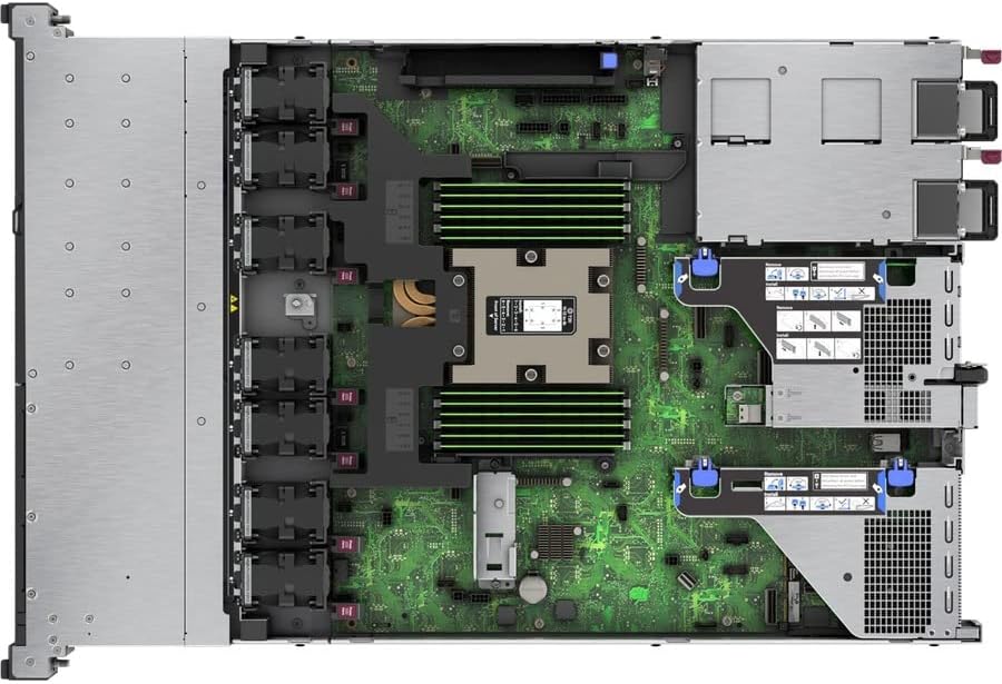 HPE proliant DL325 G11 1U שרת מתלה - 1 X AMD EPYC 9124 2.70 GHz - 32 GB זיכרון RAM - 12 ג'יגה -בייט/S SAS Controller