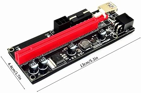 מחברים USB 3.0 PCI -E Riser ver 009S Express 1x 4x 8x 16x מאריך מתאם מתאם מתאם SATA 15 pin עד 6