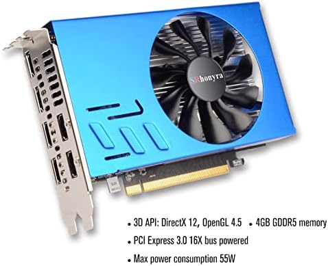 Srhonyra Radeon R7 350 HD7750 4GB כרטיס גרפי GDDR5 6HDMI כרטיס גרפיקה כרטיס GPU PCI-Express 128 סיביות Placa