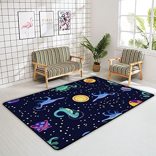 זוחל שטיח מקורה משחק מחצלת דינוזאור בחלל גלקסי לסלון חדר שינה משתלת חינוכית חינוך שטיחים שטיחים 60x39