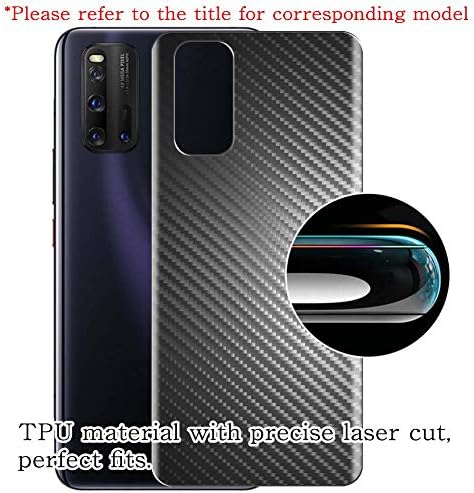 פוצסי 2 חבילה סרט מגן על מסך אחורי, תואם עם Lenovo Tab P11 2nd Gen 11.5 טבליות שחור פחמן TPU Cover （לא מזכוכית
