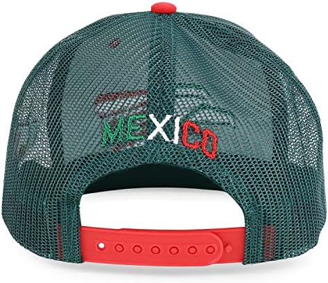 הלבשה אופנתית חנות XXL Hecho En מקסיקו נשר 3D רקום Flatbill Snapback כובע רשת