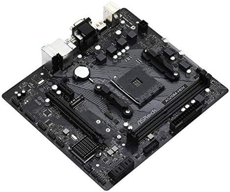 ASROCK A520M-HDV תומך ב- AMD AMD Socket Ryzen ™ & Thermaltake Smart 500W 80+ PSU מוסמך לבן, כוח רציף עם מאוורר
