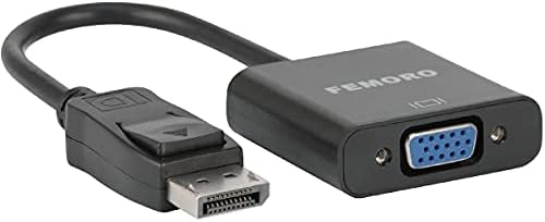Femoro DisplayPort ל- VGA מתאם צרור עם 3 ב 1 DisplayPort ל- HDMI VGA DVI Converter 1080p@60Hz