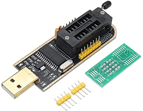 Sinkr CH341A מודול מתכנת USB עבור 24 25 סדרות EEPROM Flash Bios LCD WRTIE/Read, עם Clip Clip and Socket Clip