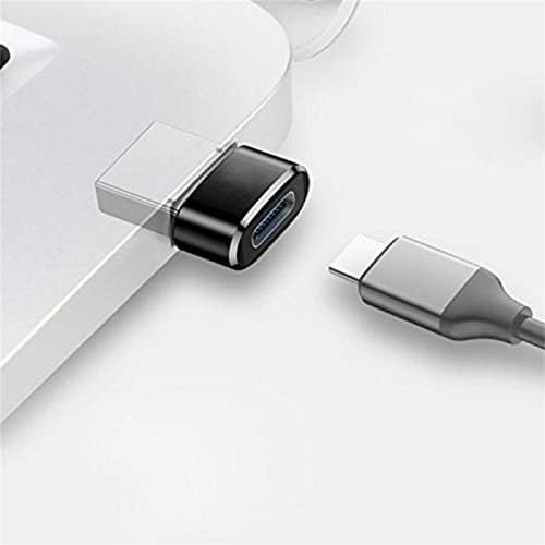 USB C מתאם 5 חבילה, USB C נקבה ל- USB ממיר מטען גברים מחבר כבל טעינה לאייפון Apple Apple AirPods Pro Samsung
