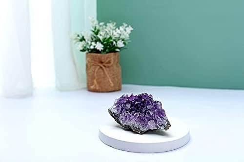 חבילה של ג'וביבי - 2 פריטים אשכולות אמטיסטים גיאוד גולמי גולמי גבישים אבן + אבן טבעית סגולה סגולה ריפוי