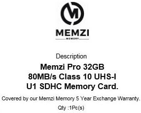 ממזי פרו 32 ג ' יגה-בייט 10 80 מגהבייט/ס כרטיס זיכרון לפנסוניק לומיקס ד. מ. ק-ג. ק. 80, ד. מ.