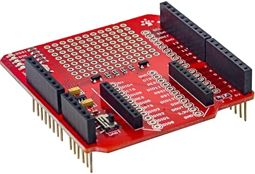 עבור מתאם מגן Xbee מתאם תקשורת לוח הפריצה אדום עבור Arduino uno R3 קישוריות Xbee S2C מודול עם סיכות כותרת