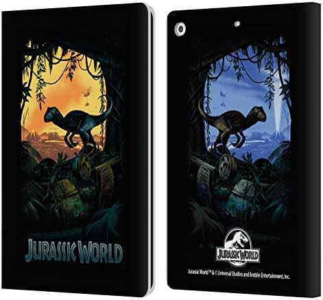 עיצובים של מקרה ראש מעצבים רשמית דינוזאורים עולם יורה מורשה רשמית מכסה מארנק עור אמנות מפתח תואם ל- Apple iPad