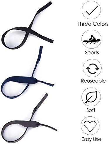 Folaxshoo סוף חבל משקפי שמש שומר ספורט גברים משקפיים מחזיק חוט רצועות ראייה משקפיים רצועות רצועות