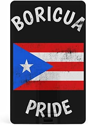 Vintage Boricua Pride Puerto Rican Flag Drive Drive כונן USB 2.0 32G & 64G כרטיס מקל זיכרון נייד