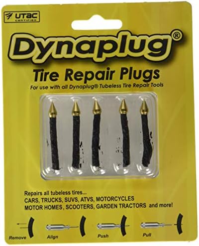 Dynaplug 1014 תקע מילוי תיקון צמיגים - חבילה של 5 - אופנוע, מכונית, משאית וצמיגים חסרי צינורות אחרים