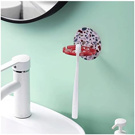 קיר רכוב מברשת שיניים מחזיק משחת שיניים אחסון מתלה מכונת גילוח שן מברשת מתקן אביזרי אמבטיה