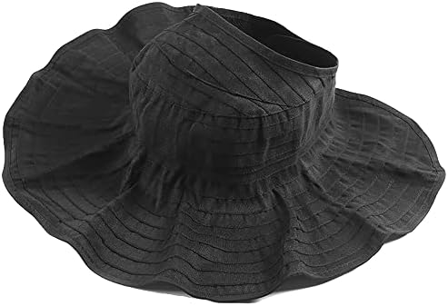 כובע שמש עליון ריק מתקפל, קיץ חיצוני חוץ רחב קרנף הגנה חוף כובע קוקו קוקו