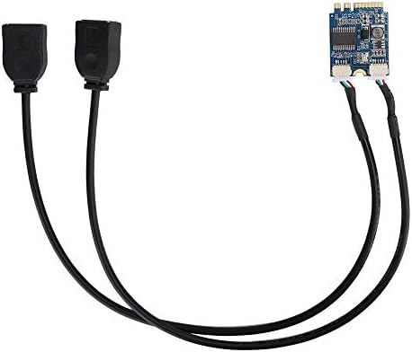 Yencoly M.2 NGFF לכרטיס USB Riser, מפתח A-E ל- USB 2.0 כרטיס הרחבה, נייד עבור מחברת ממשק מפתח A-E