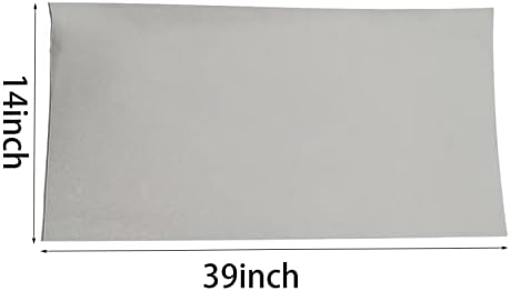 Labzhang Grey Eva Foam Cosplay, חתיכה אחת של קצף מלאכה 8 ממ, קצף קוספליי, 14 x 39 צפיפות גבוהה במיוחד 80