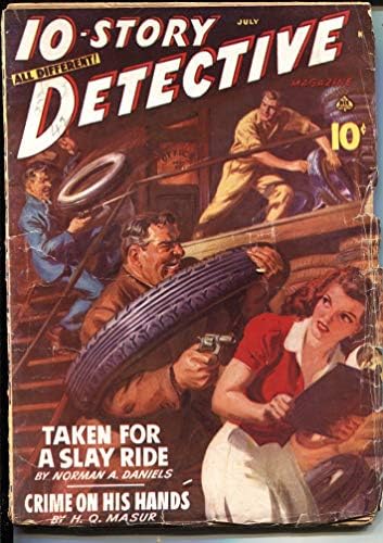 10-סיפור בלש-יולי 1942-נורמן סונדרס פשע עיסת כיסוי-רוברט טרנר