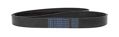 D&D Powerdrive 825L29 Poly V Belt 29 פס, גומי