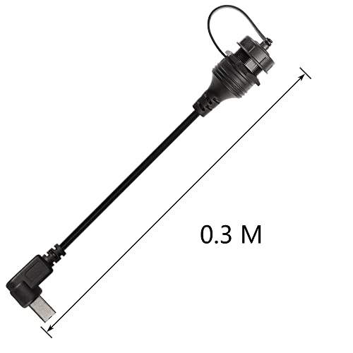 Sinloon USB 2.0 מסוג B 90 מעלות כבל מדפסת שמאל, סוג Blush Slush Blush Mount Houn