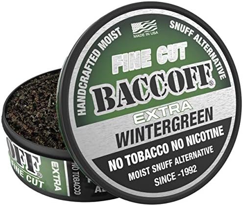 Baccoff, חיתוך עדין חורפי נוסף לחורף, חינם טבק פרימיום, אלטרנטיבה של ניקוטין ללא ניקוטין
