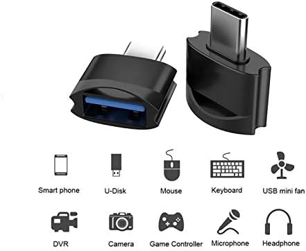USB C נקבה ל- USB מתאם זכר תואם ל- Xiaomi Redmi Note 8 Pro עבור OTG עם מטען Type-C. השתמש במכשירי הרחבה