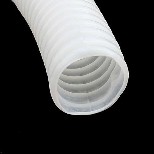 AEXIT חיווט פלסטיק לבן וחיבור 19MMX16 ממ DIA צינור צינור צינור צינור צינור חום צינורות 2.5 מ '