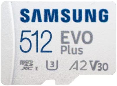 סמסונג 512 ג ' יגה-בייט פלוס כרטיס זיכרון מסוג 10 כרטיס זיכרון עם מתאם מגה-מק512 חבילה עם הכל מלבד סטרומבולי